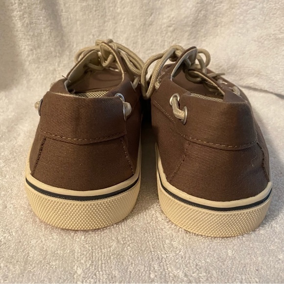 Fall Creek Shoes Mens Size 8 Lace Up Flats Boat Brown Bellaire - Picture 9 of 11